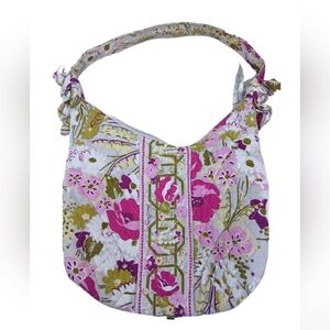 Vera Bradley Pink and Green Floral Olivia Purse